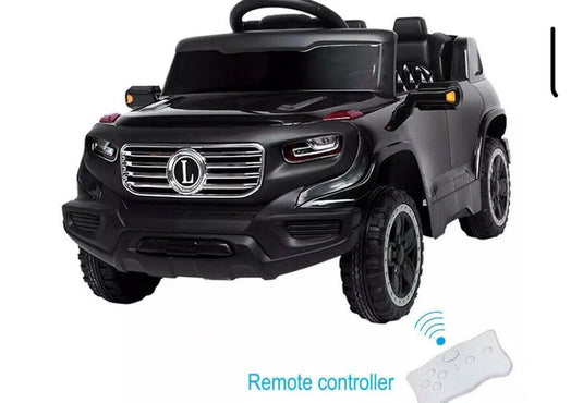 Electric Ride-On Car for Kids with 3 Speeds, Rechargeable Battery, Music, Lights, and Remote Control