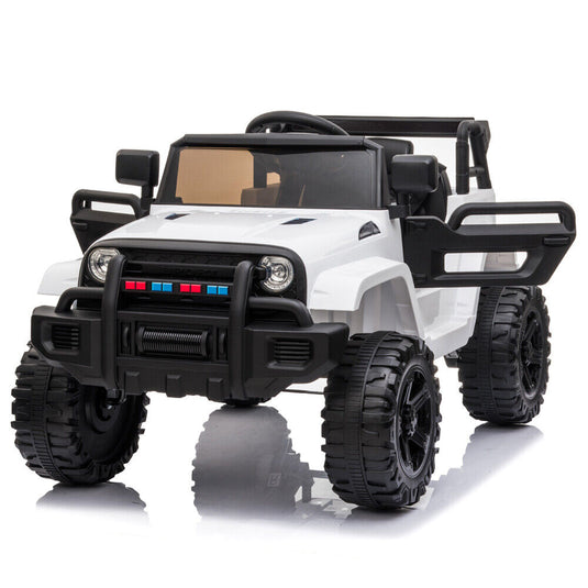 Electric Ride-On Car for Kids with Dual Drive and Remote Control