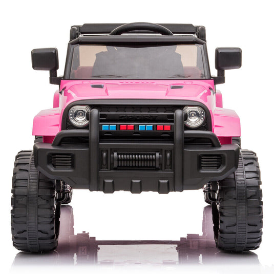 Electric Ride-On Car for Kids with Dual Drive and Remote Control