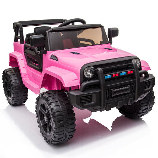 Electric Ride-On Car for Kids with Dual Drive and Remote Control