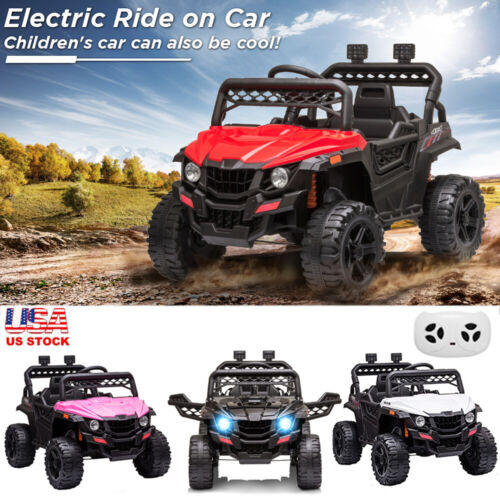 Load image into Gallery viewer, Electric Ride-On Car for Kids with LED Lights, Music, and Remote Control - Perfect Gift for Little Drivers!
