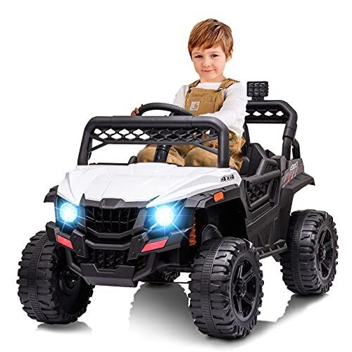 Load image into Gallery viewer, Electric Ride-On Car for Kids with LED Lights, Music, and Remote Control - Perfect Gift for Little Drivers!
