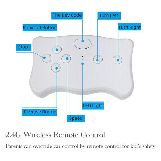 Electric Ride-On Car for Kids with Music, Lights, and Remote Control - Perfect for Safe and Fun Playtime!