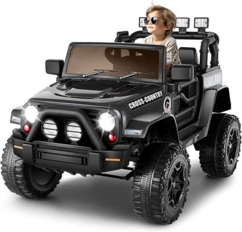 Load image into Gallery viewer, Electric Ride-On Car for Kids with Parent Remote Control and LED Lights - 12V Truck Design
