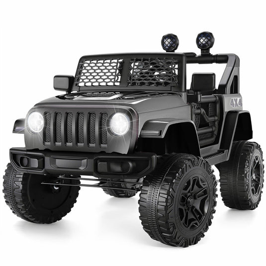 12V Electric Ride-On Car Trucks for Kids with Remote Control, MP3 & LED Lights