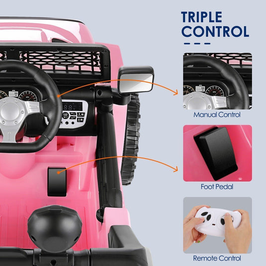 Electric Ride-On Car for Kids with Parental Remote Control and MP3 Player - Perfect Gift for Children