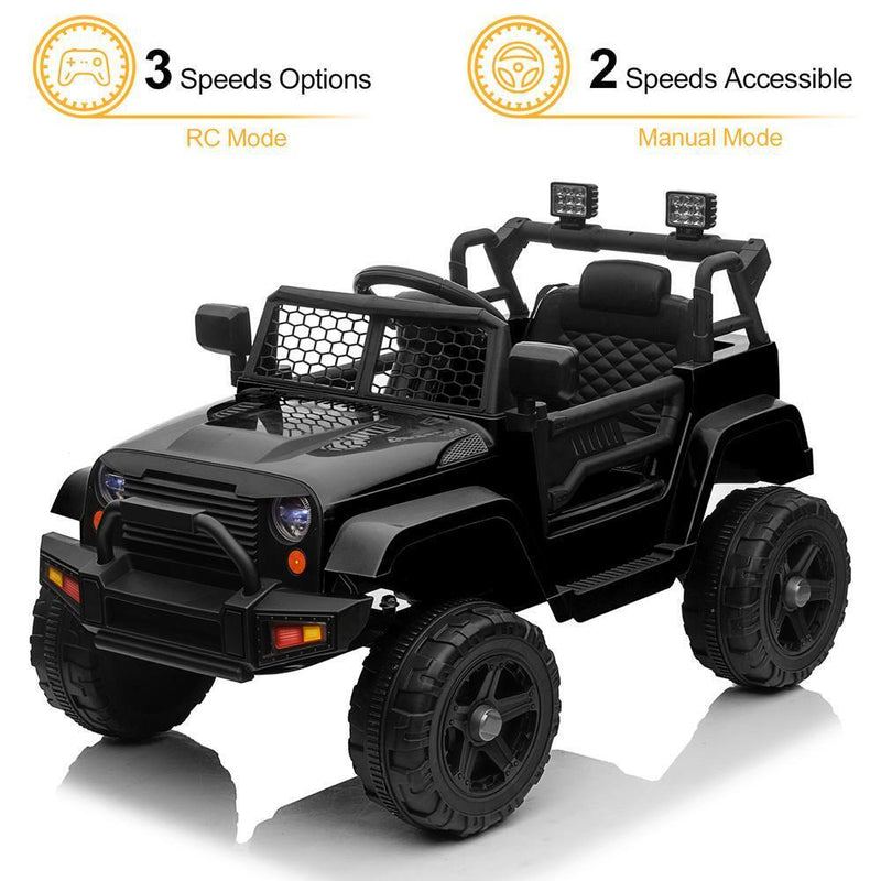 Load image into Gallery viewer, Electric Ride-On Car for Kids with Parental Remote Control - Black
