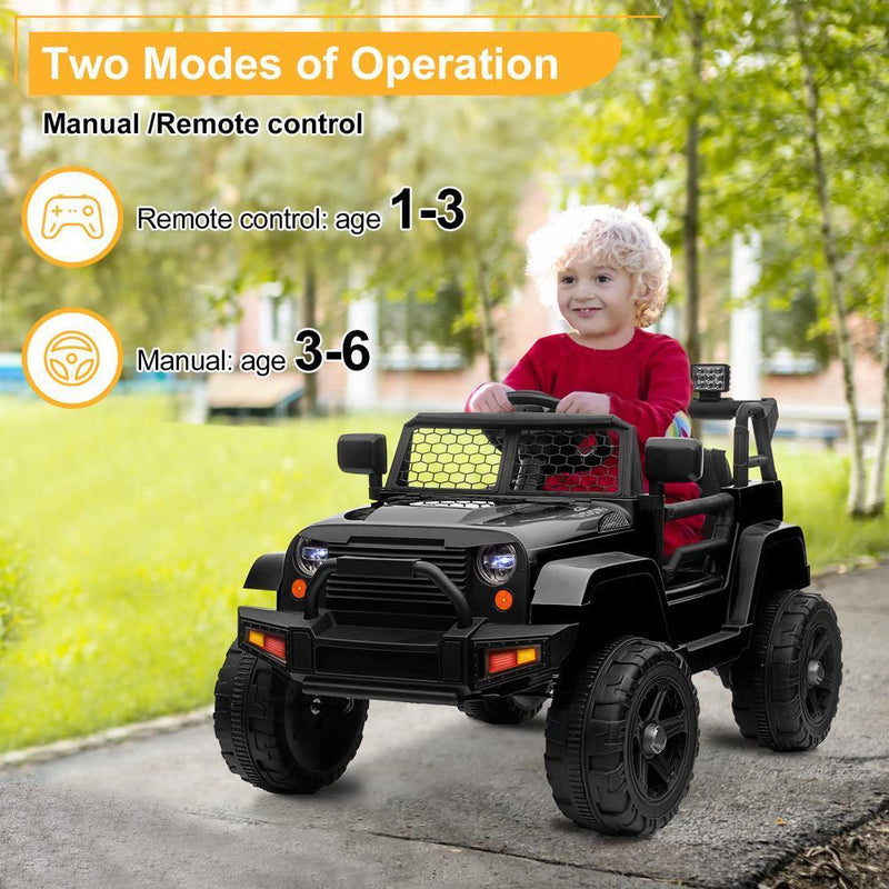 Load image into Gallery viewer, Electric Ride-On Car for Kids with Parental Remote Control - Black
