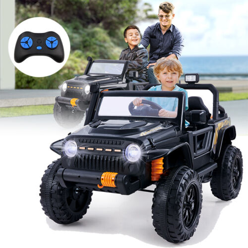 Electric Ride-On Car for Kids with Parental Remote Control, LED Lights, and MP3 Player - 12V