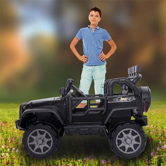 Electric Ride-On Car for Kids with Remote Control - 12V Rechargeable Battery, 4 MPH Speed