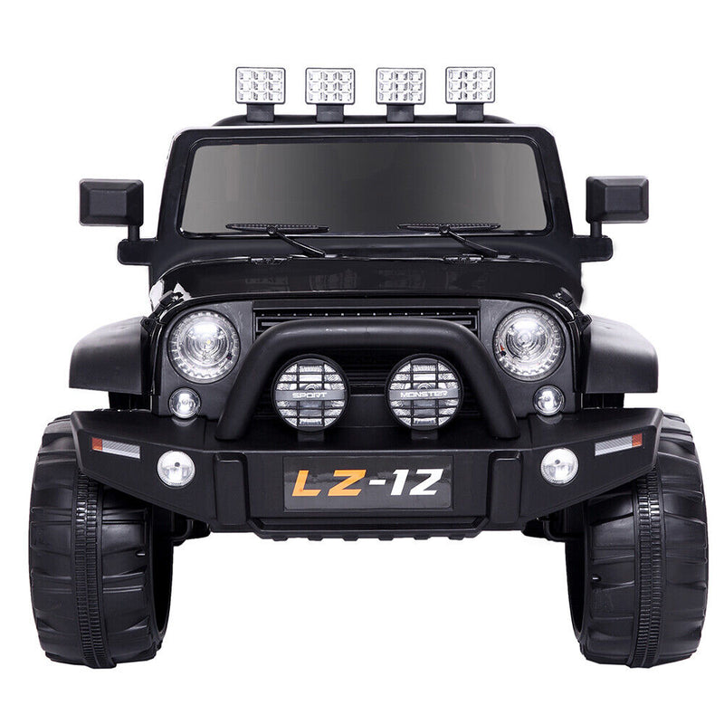 Load image into Gallery viewer, Electric Ride-On Car for Kids with Remote Control - 12V Rechargeable Battery, 4 mph Speed, Black
