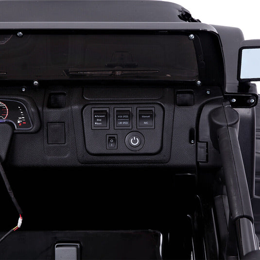 Electric Ride-On Car for Kids with Remote Control - 12V Rechargeable Battery, 4 mph Speed, Black