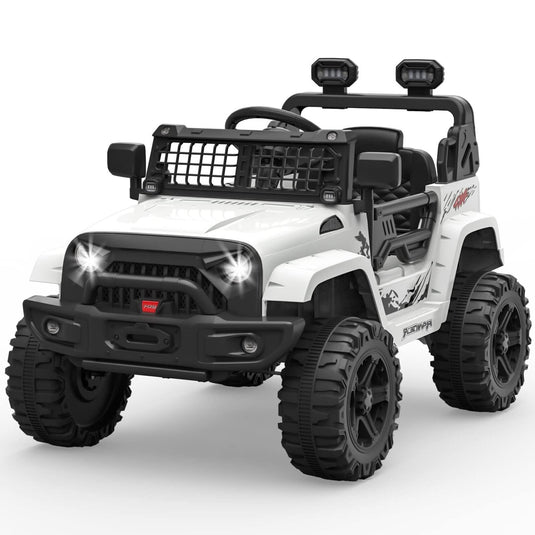 Electric Ride-On Car for Kids with Remote Control, 2 Speeds, and LED Lights - Perfect Holiday Gift!