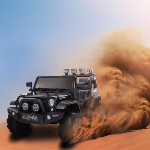 Load image into Gallery viewer, Electric Ride-On Car for Kids with Remote Control - 3 Speeds, 12V Battery, Black
