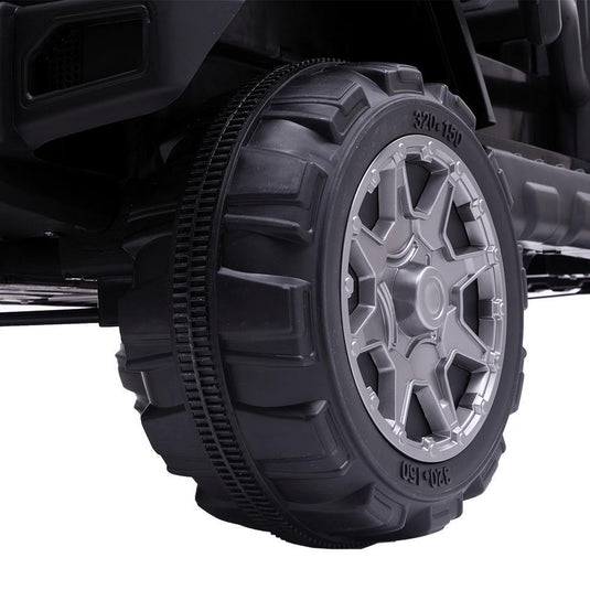 Electric Ride-On Car for Kids with Remote Control - 3 Speeds, 12V Battery, Black