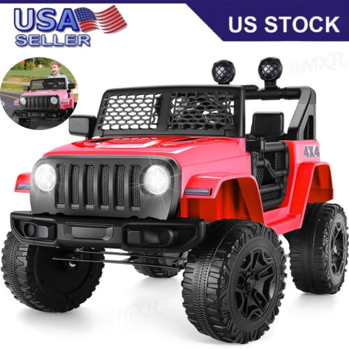 Load image into Gallery viewer, Electric Ride-On Car for Kids with Remote Control, 3 Speeds, and LED Lights - 12V
