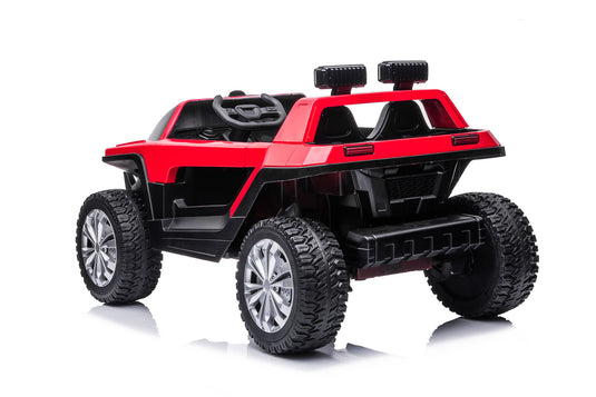 Electric Ride-On Car for Kids with Remote Control, Adjustable Seat Belt, MP3 Player, and 4-Wheel Drive