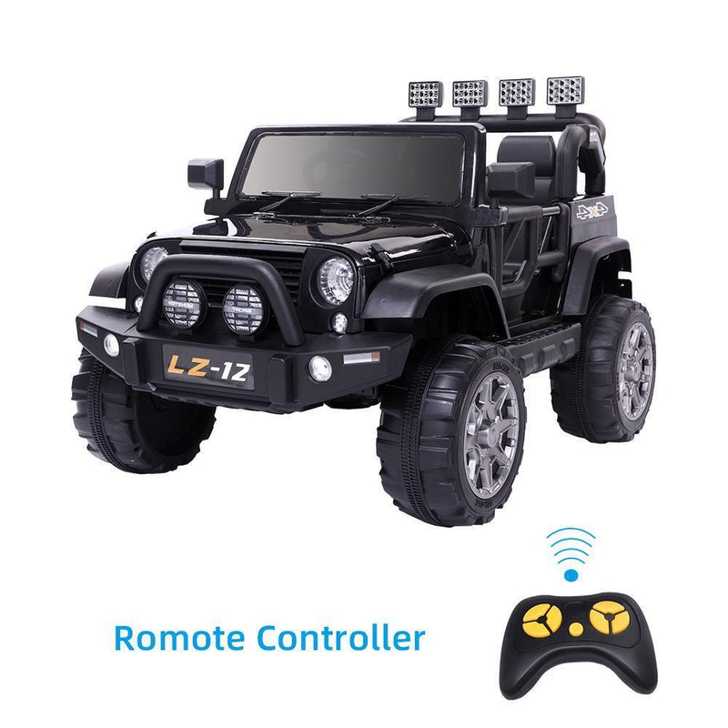 Load image into Gallery viewer, Electric Ride-On Car for Kids with Remote Control and 3 Speed Options - 12V, 7Ah, 4mph - Black
