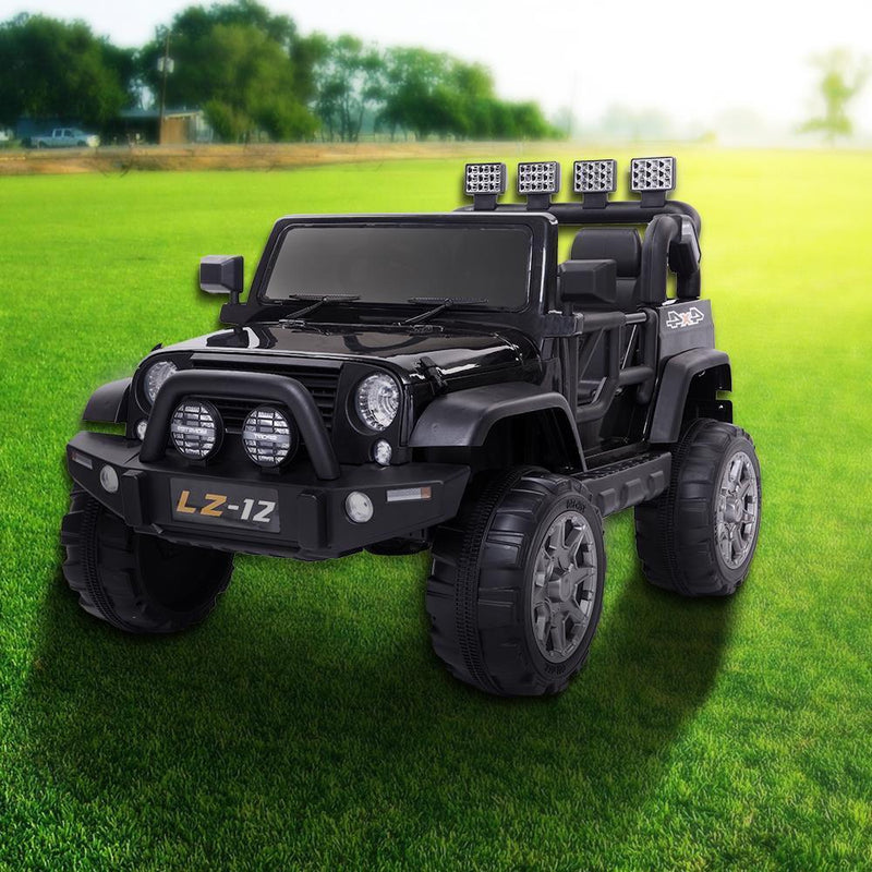 Load image into Gallery viewer, Electric Ride-On Car for Kids with Remote Control and 3 Speed Options - 12V, 7Ah, 4mph - Black
