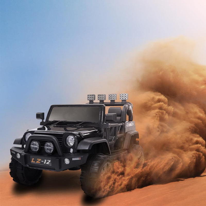 Load image into Gallery viewer, Electric Ride-On Car for Kids with Remote Control and 3 Speed Options - 12V, 7Ah, 4mph - Black
