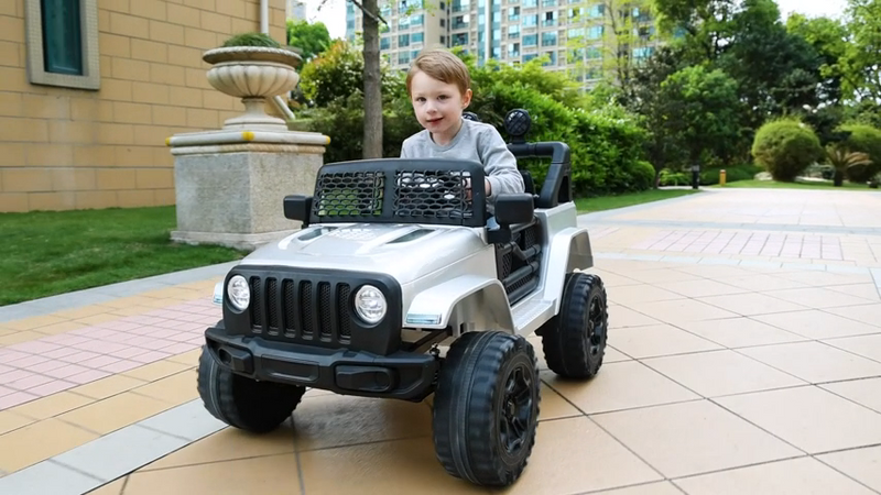 Load image into Gallery viewer, Electric Kids Ride-On SUV with 3-Speeds, MP3 Player, and Remote Control - 12V USA Edition
