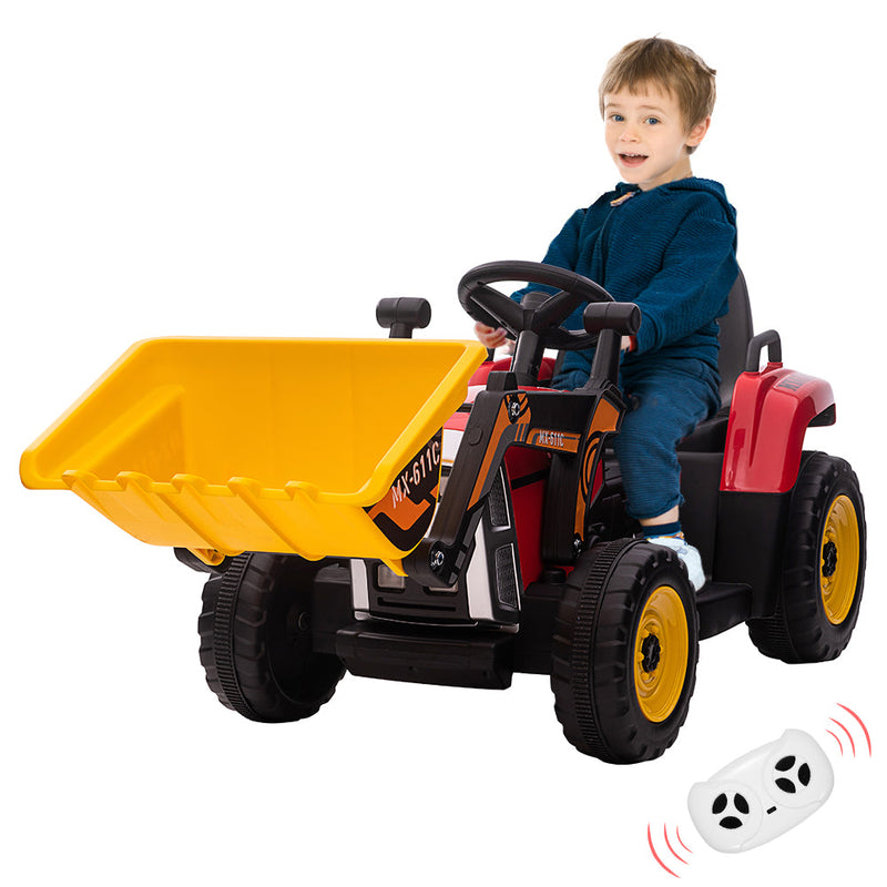 Load image into Gallery viewer, Electric Ride-On Car for Kids with Remote Control and Bucket - 12V Battery Powered
