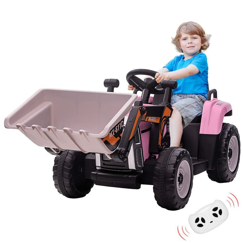 Load image into Gallery viewer, Electric Ride-On Car for Kids with Remote Control and Bucket - 12V Battery Powered
