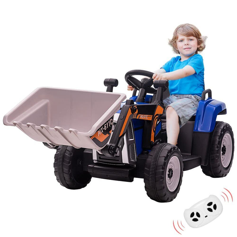 Load image into Gallery viewer, Electric Ride-On Car for Kids with Remote Control and Bucket - 12V Battery Powered
