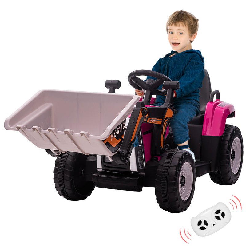 Load image into Gallery viewer, Electric Ride-On Car for Kids with Remote Control and Bucket - 12V Battery Powered
