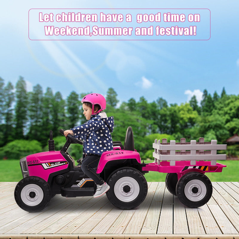 Load image into Gallery viewer, Electric Ride-On Car for Kids with Remote Control and LED Lights - 12V Battery Powered Toy Vehicle
