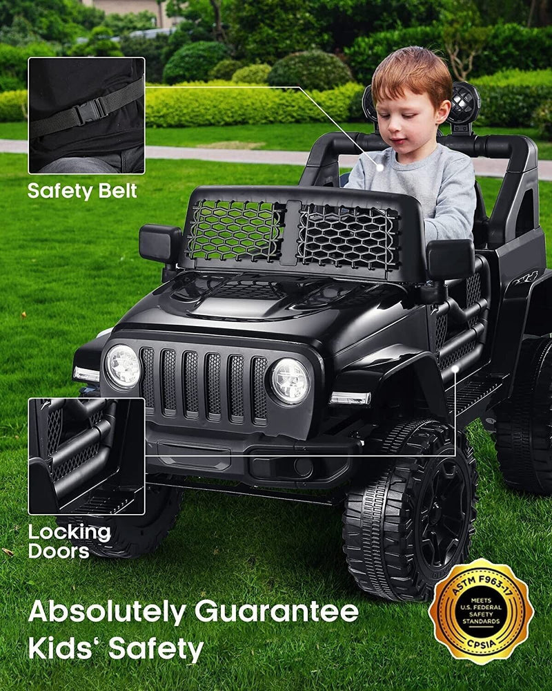 Load image into Gallery viewer, Electric Ride-On Jeep Car for Kids with Remote Control - Perfect Gift for Children
