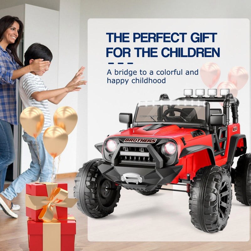 Load image into Gallery viewer, Electric Ride-On Car for Kids with Parental Remote Control and MP3 Player - Perfect Gift!
