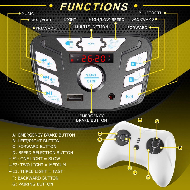 Load image into Gallery viewer, Electric Ride-On Car for Kids with Parental Remote Control and MP3 Player - Perfect Gift!
