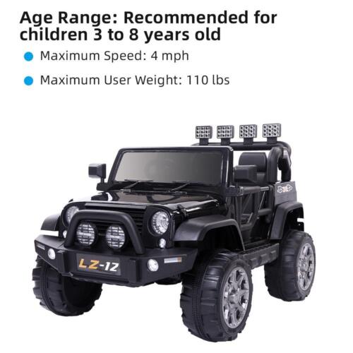Electric Ride-On Car for Kids with Remote Control and Music - Supports up to 110 lbs