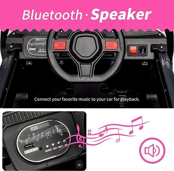 Load image into Gallery viewer, Electric Ride-On Car for Kids with Remote Control, Music, and 4 Wheels - 12V LED Edition
