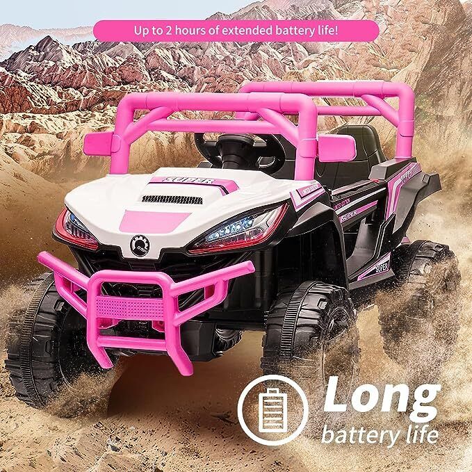 Load image into Gallery viewer, Electric Ride-On Car for Kids with Remote Control, Music, and 4 Wheels - 12V LED Edition
