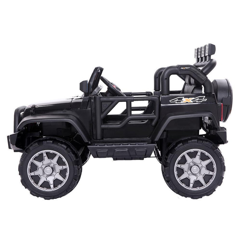 Load image into Gallery viewer, Electric Ride On Car for Kids with Remote Control, Music, and Light - Black
