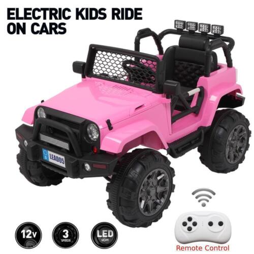 Electric Ride-On Car for Kids with Remote Control, Music, Lights, and Safety Features