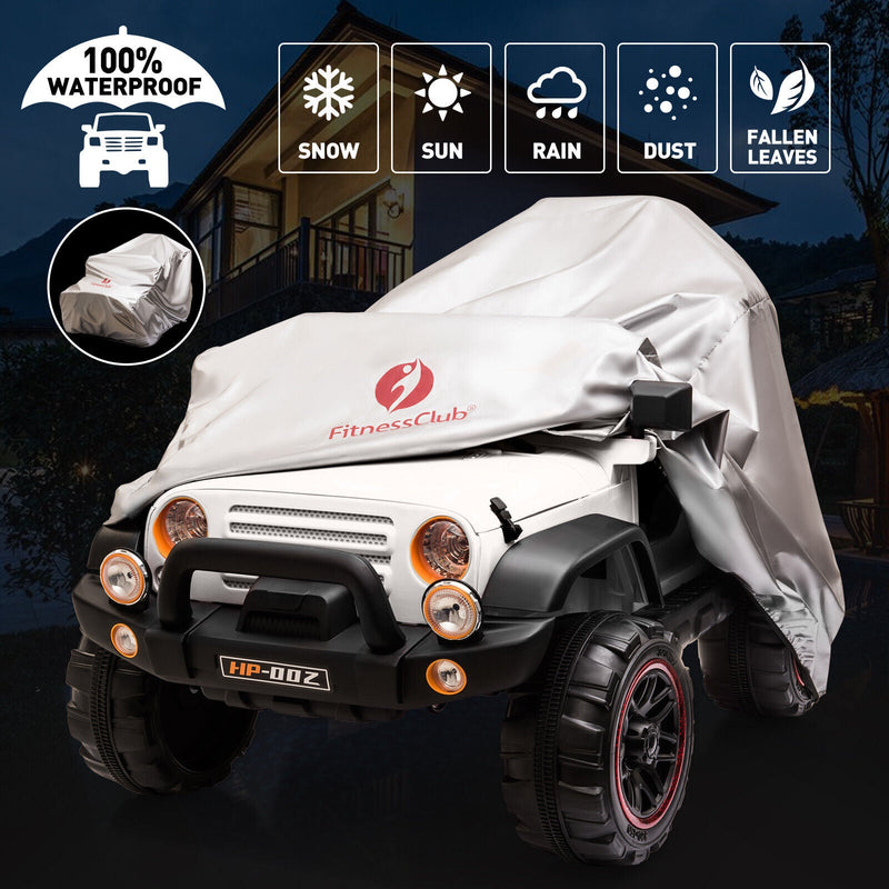 Load image into Gallery viewer, Electric Ride-On Car for Kids with Remote Control, Music Player, LED Lights, and USB Port - White
