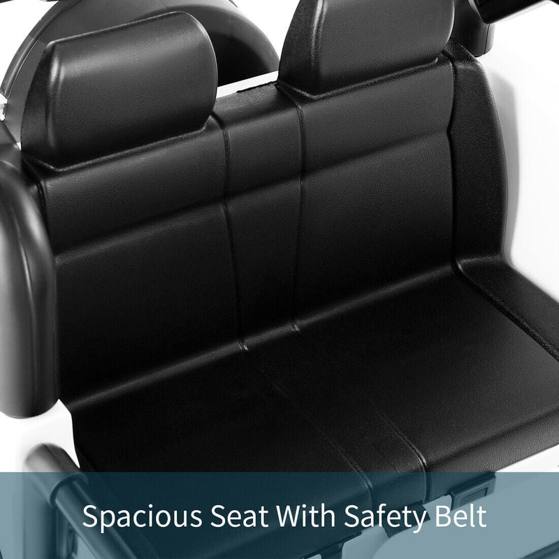 Load image into Gallery viewer, Electric Ride-On Car for Kids with Remote Control, Music Player, LED Lights, and USB Port - White
