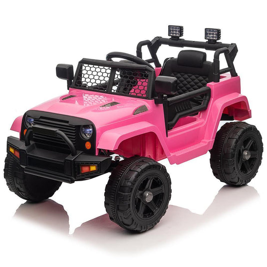 Electric Ride-On Car for Kids with Remote Control - Pink