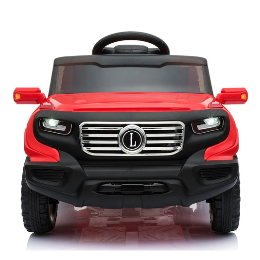 Electric Ride-On Car for Kids with Seat Belt, Music, Lights, and Remote Control
