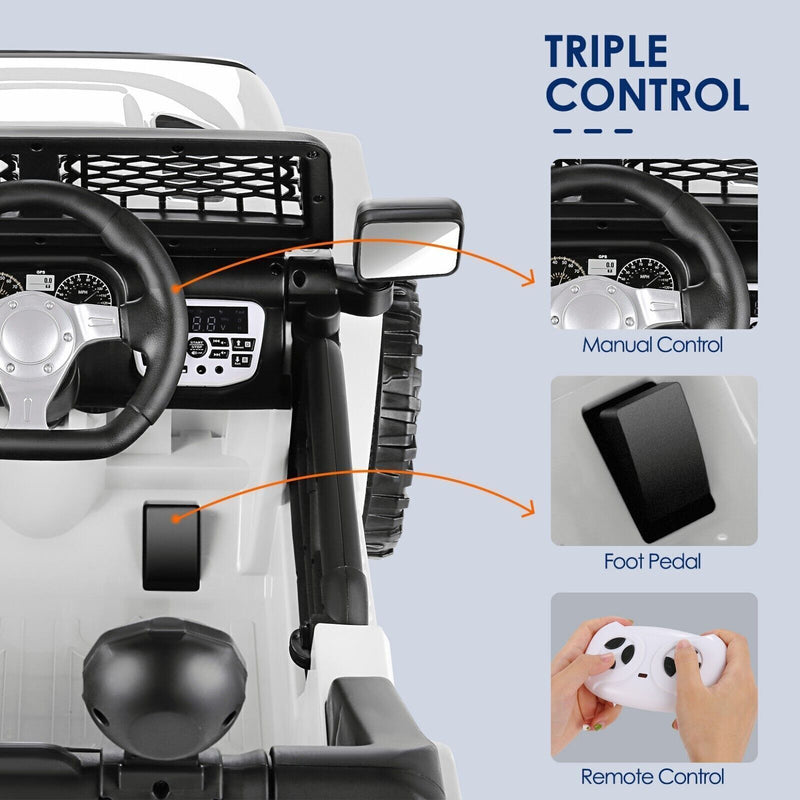 Load image into Gallery viewer, Electric Ride-On Car/Truck for Kids with MP3 Music and Remote Control - 12V, Lights Included
