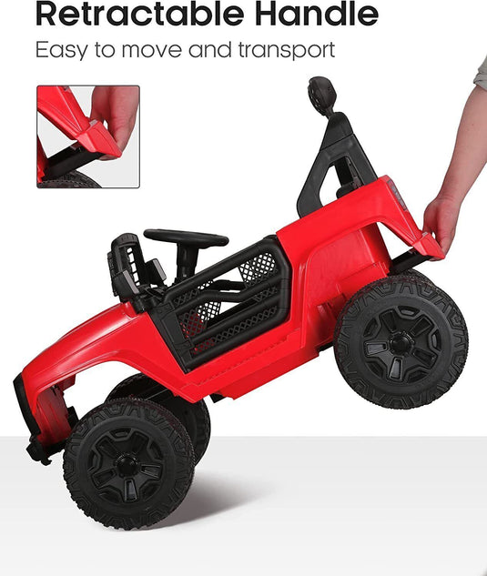 Electric Ride-On Car for Kids with MP3 Music, LED Lights, and Remote Control - 12V 7AH