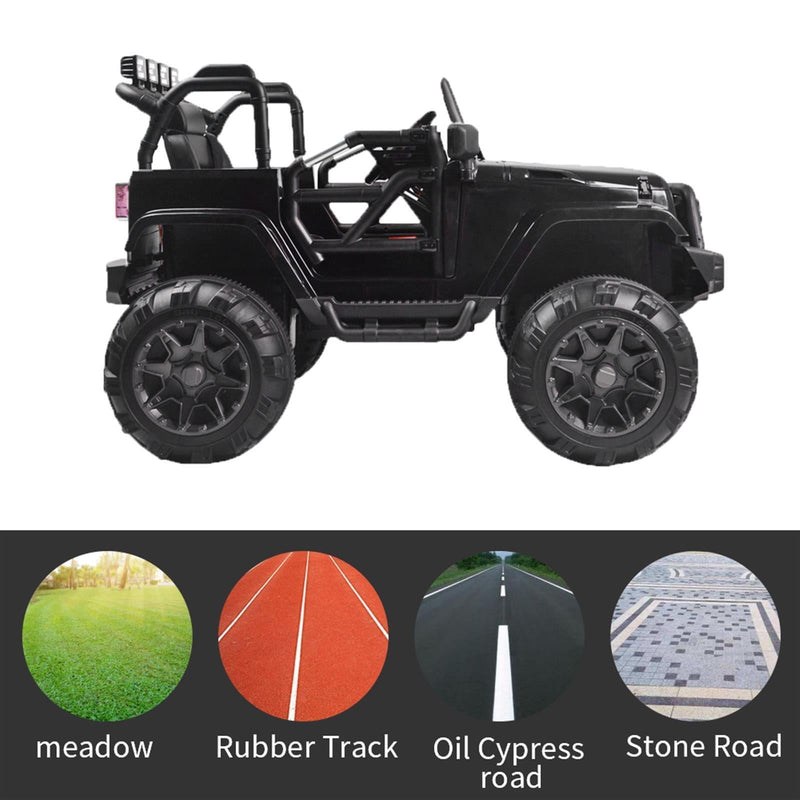 Load image into Gallery viewer, Electric Ride-On Car Truck for Kids with Remote Control, MP3 Player, and LED Lights - 3 Speed Options
