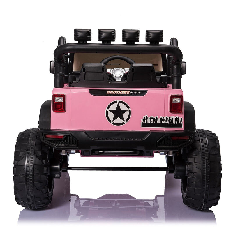 Load image into Gallery viewer, PINK Kids 24V Ride On Car Truck with Remote Control and 400W Electric Power
