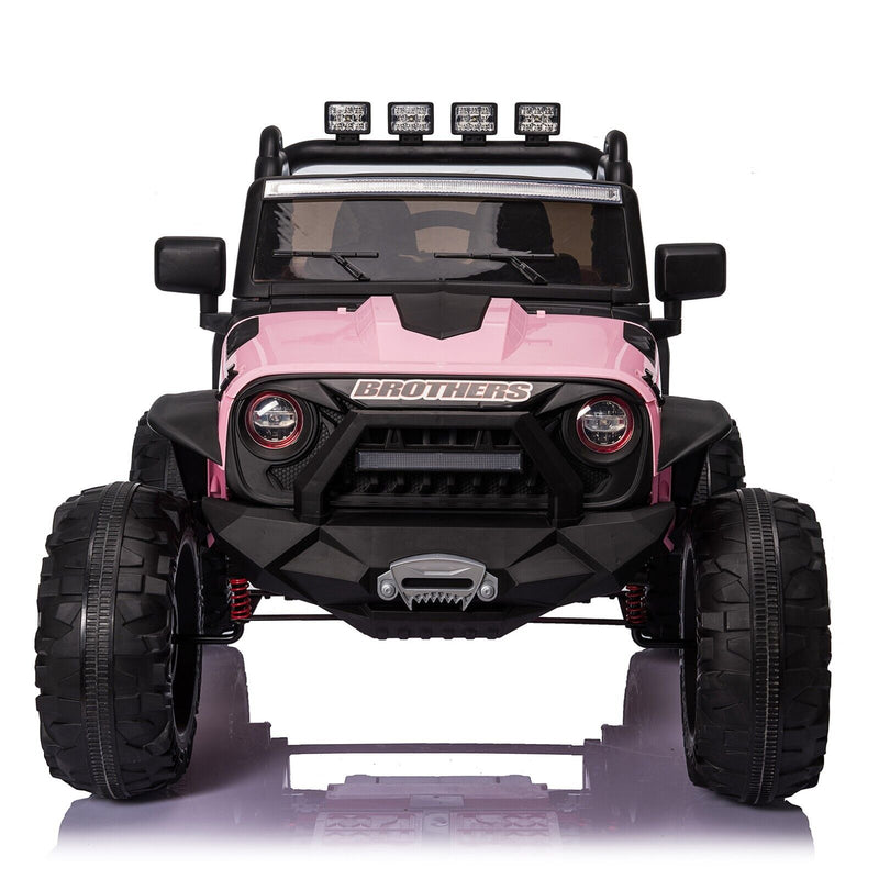 Load image into Gallery viewer, Premium 2-Seater 24V Electric Ride-On Truck for Kids with Parental Control - Pink
