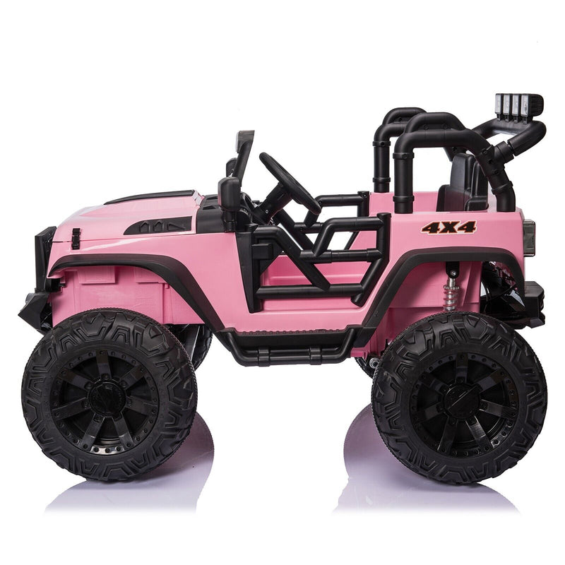 Load image into Gallery viewer, Premium 2-Seater 24V Electric Ride-On Truck for Kids with Parental Control - Pink
