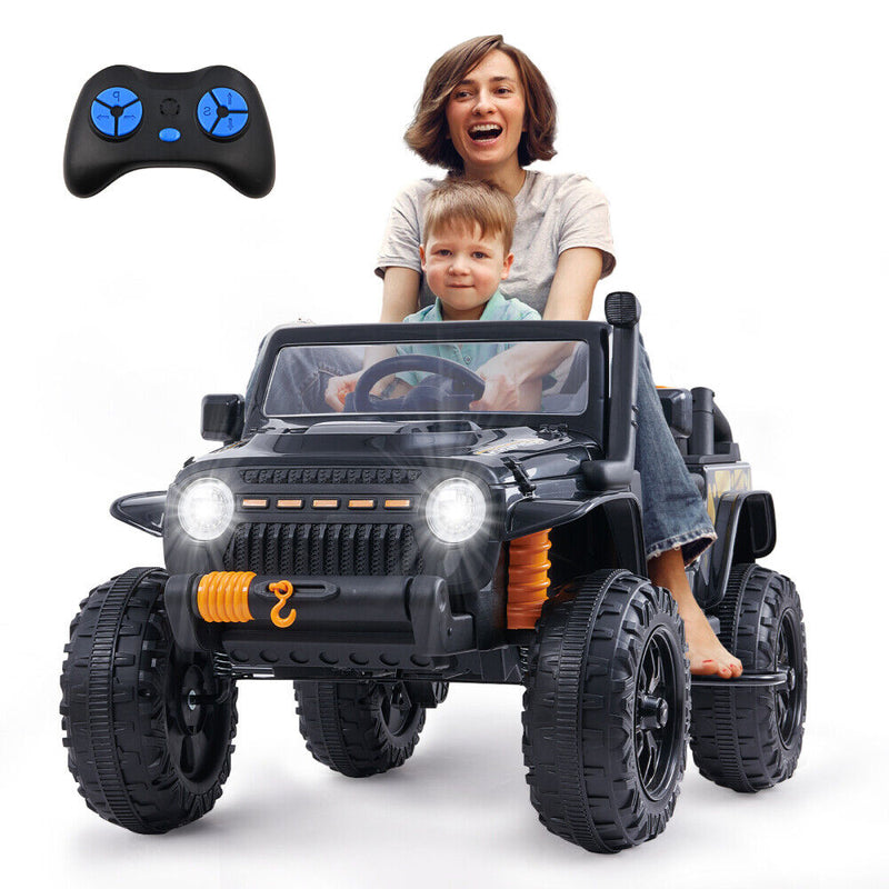 Load image into Gallery viewer, Electric Ride-On Car with Remote Control and Parent Seat - 12V Kids Toy
