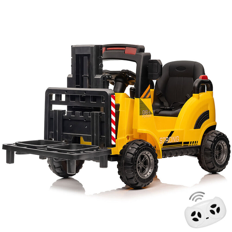 Load image into Gallery viewer, Electric Ride-On Construction Forklift with Remote Control and Built-In Music - 12V
